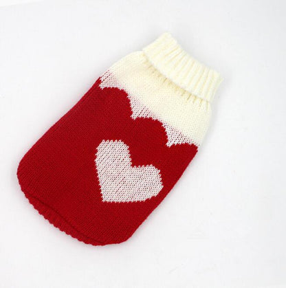 Dog Sweater, Pet Clothing, Knitted Pet Outfit