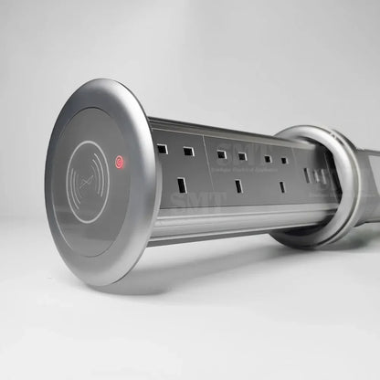 Kitchen Counter Pop Up Socket With USB Worktop Electrical Lifting Plug Outlet Tower Wireless Charger Smart Motorized Power Hub