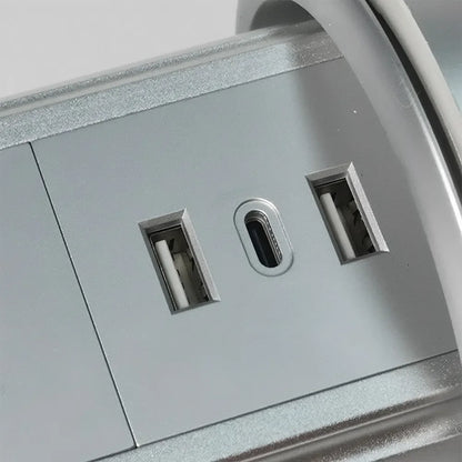 Kitchen Counter Pop Up Socket With USB Worktop Electrical Lifting Plug Outlet Tower Wireless Charger Smart Motorized Power Hub