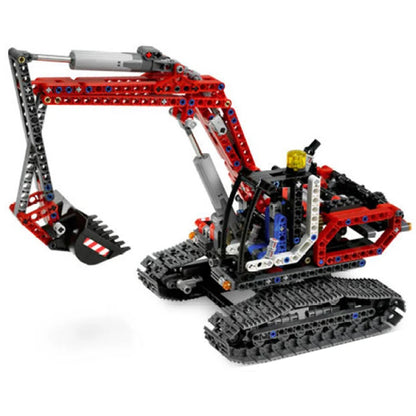 720 Piece Bricks Motorized Excavator Tracked Dumper Technical Model Building Blocks Boy Birthday Gifts Kids Toys For Children