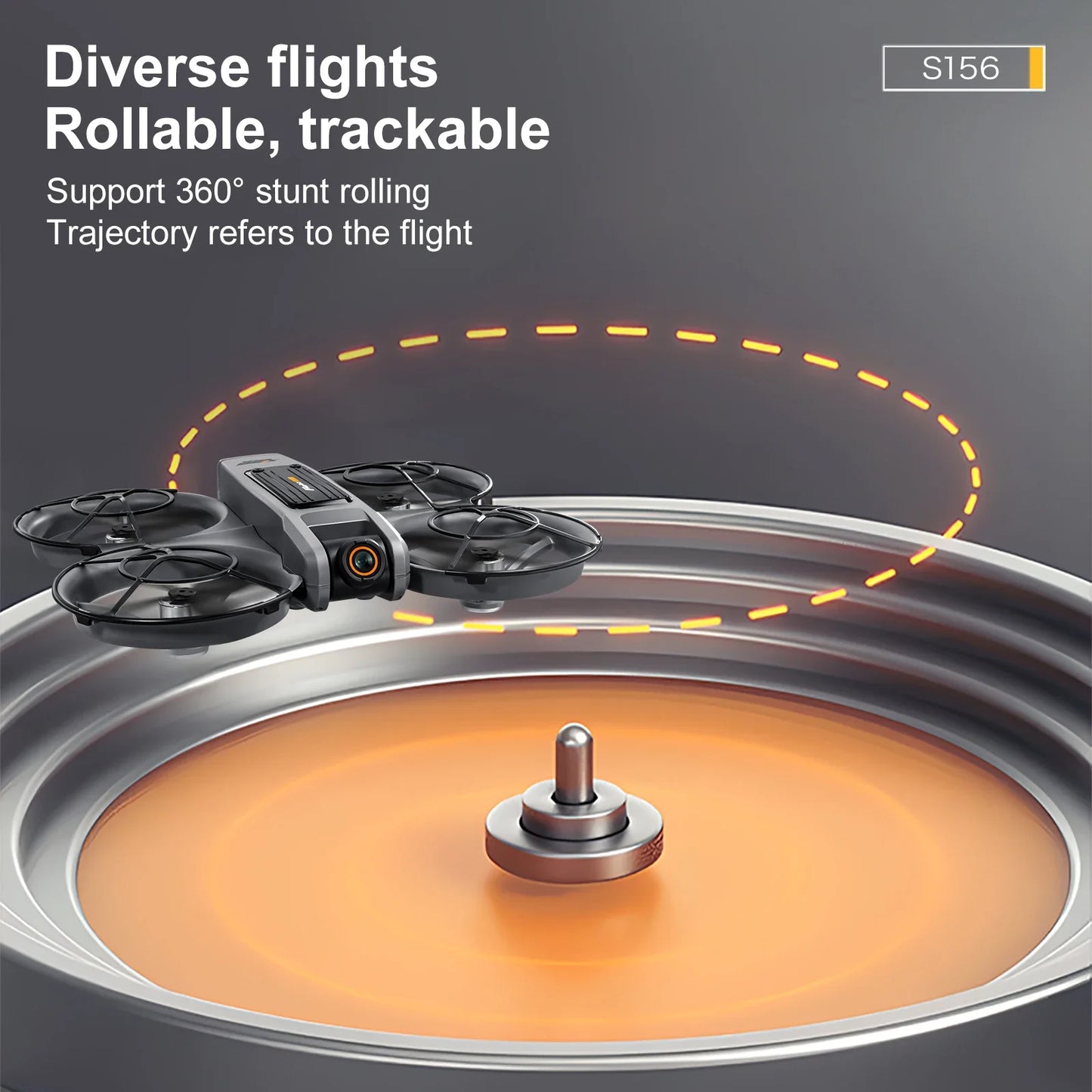 2025 New S156 Drone with Screen Brushless Optical Stream Positioning Quadcopter with Camera FPV Traverser Novice Toy Airplane
