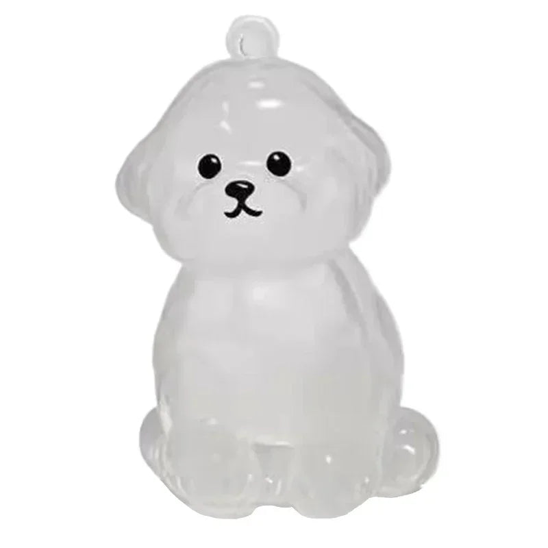 Dog Cat Hair Keychain Fur Container To Fill with Key Ring Accessories Capsule Pendant Storage Bag Pet Put in Keepsake Poodle