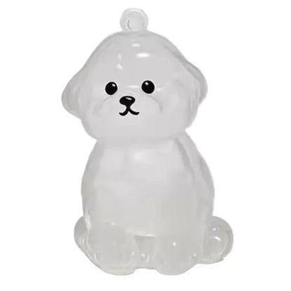 Dog Cat Hair Keychain Fur Container To Fill with Key Ring Accessories Capsule Pendant Storage Bag Pet Put in Keepsake Poodle