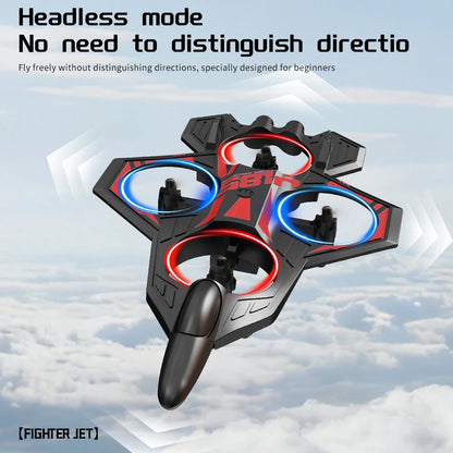 YL86 RC Plane with Camera Helicopter Three speed switching Aircraft Rolling at 360 ° Hover at Fixed Height RC Fighter Drone Toys