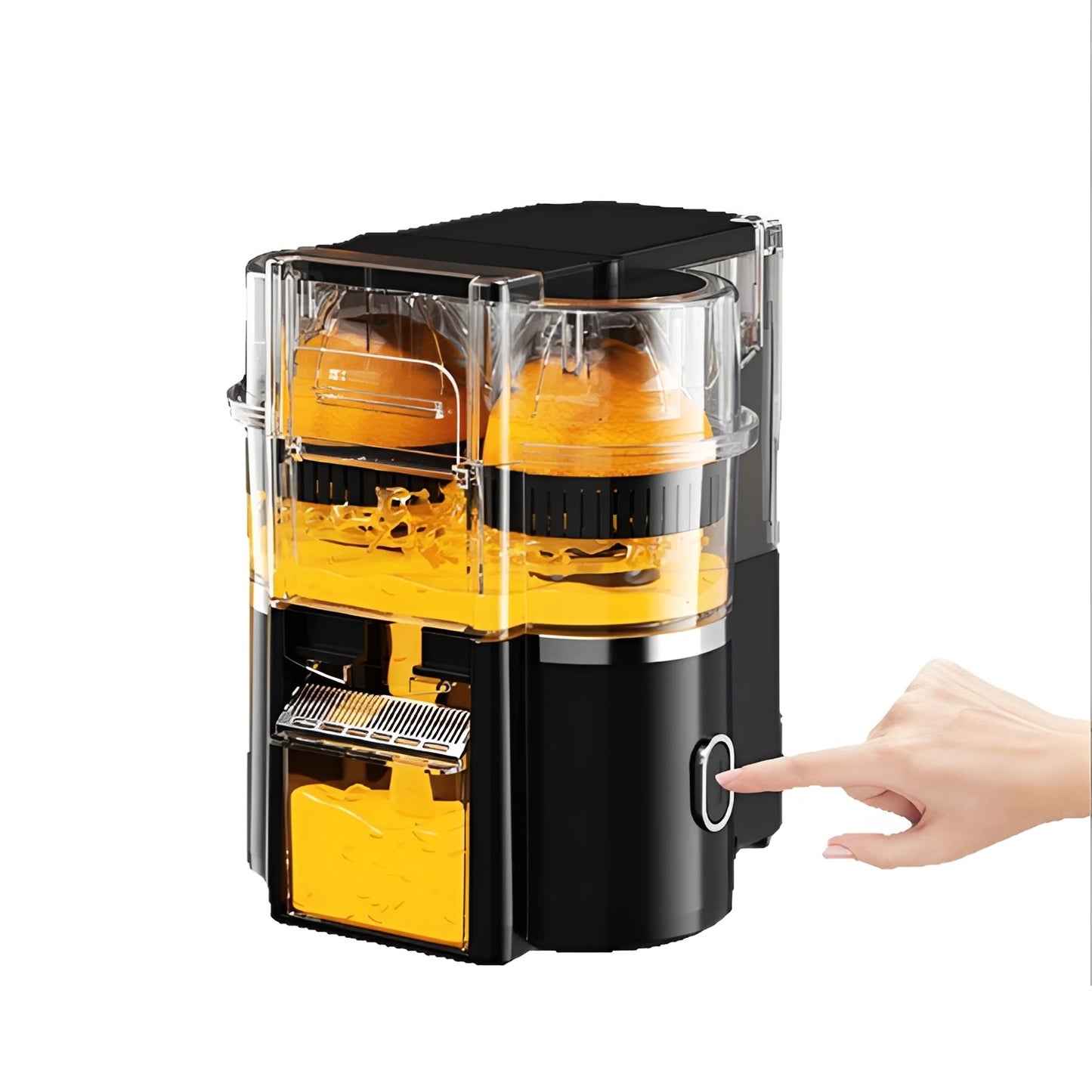 Double-head Electric Juicer Food Blender Automatic Slag Juice Separation Household Juice Squeezer Mixer 2026 New