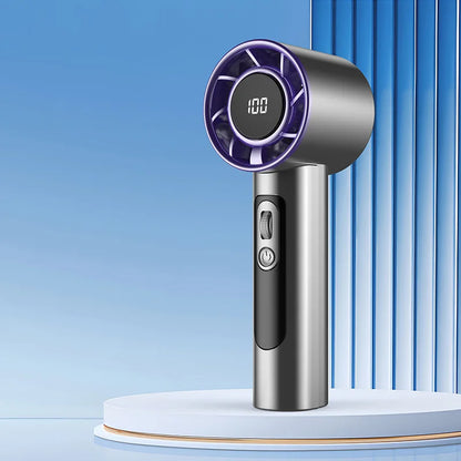 Xiaomi 2026 Handheld Turbo Fan R2 With Led Display And 100 Gears Wind Speed Usb Charging Small Wind Cannon High Speed