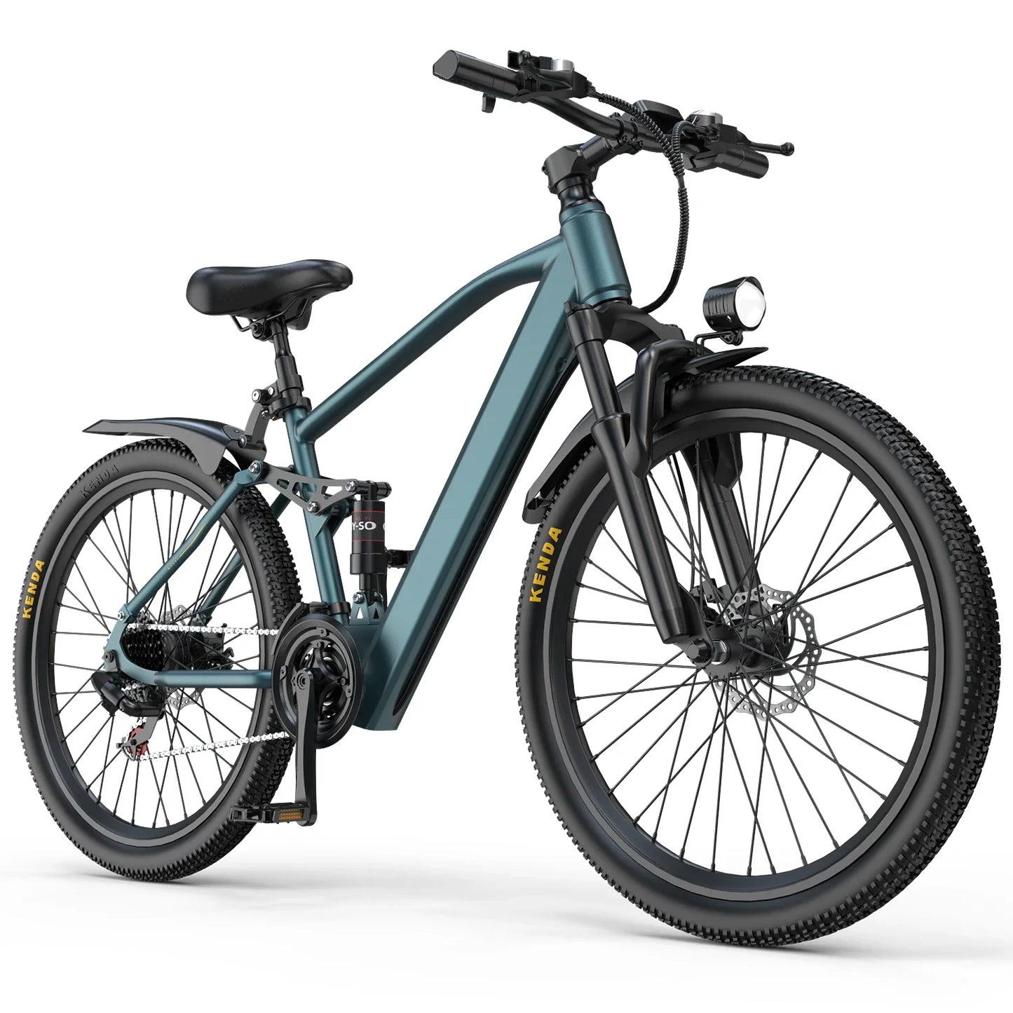 Aairsk GT900 Ebike 250W Motor 36V 13AH Battery Electric Bicycle Mountain OffRoad Full Suspension Adult 26Inch Tire Electric Bike