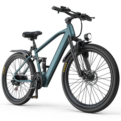 Aairsk GT900 Ebike 250W Motor 36V 13AH Battery Electric Bicycle Mountain OffRoad Full Suspension Adult 26Inch Tire Electric Bike