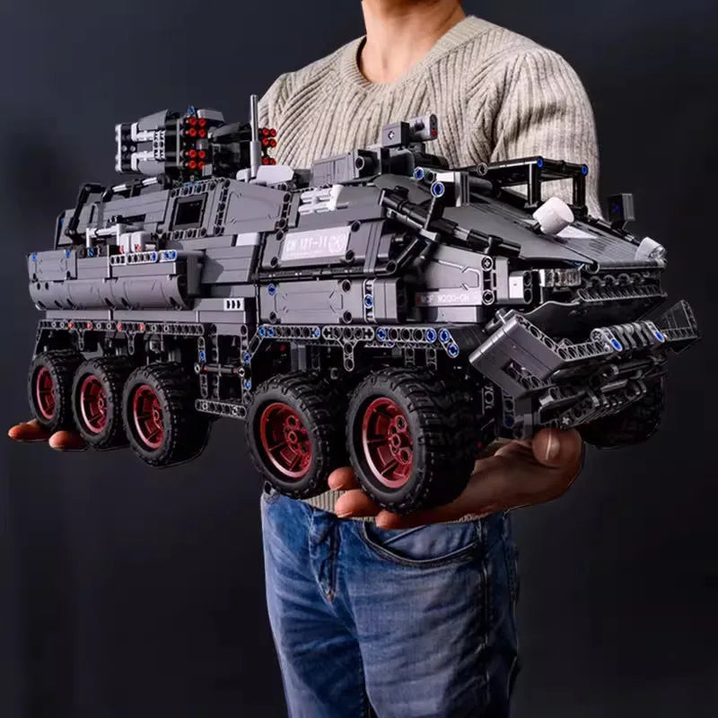 6 in 1 Military Building Blocks Tiger Police Car Armored Vehicle Aircraft Set Boys DIY Construction Toys Christmas Birthday Gift