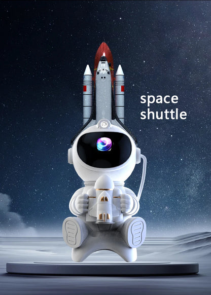 Astronaut LED Star Projector Night Light Galaxy Projectors Bluetooth Speaker for Bedroom Room Decor Kids Gift Starry Sky Lamp