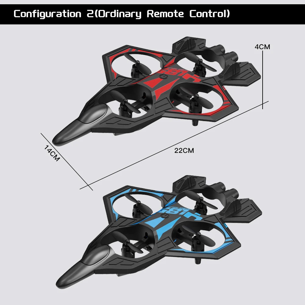 YL86 RC Plane with Camera Helicopter Three speed switching Aircraft Rolling at 360 ° Hover at Fixed Height RC Fighter Drone Toys
