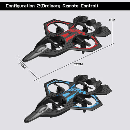 YL86 RC Plane with Camera Helicopter Three speed switching Aircraft Rolling at 360 ° Hover at Fixed Height RC Fighter Drone Toys