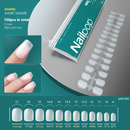 Nailpop 20g Soft Fake Nail Tips Gel Glue Polish Soak Off UV LED Nail Art Gel Short False Nail Extension Function Adhesive Gel