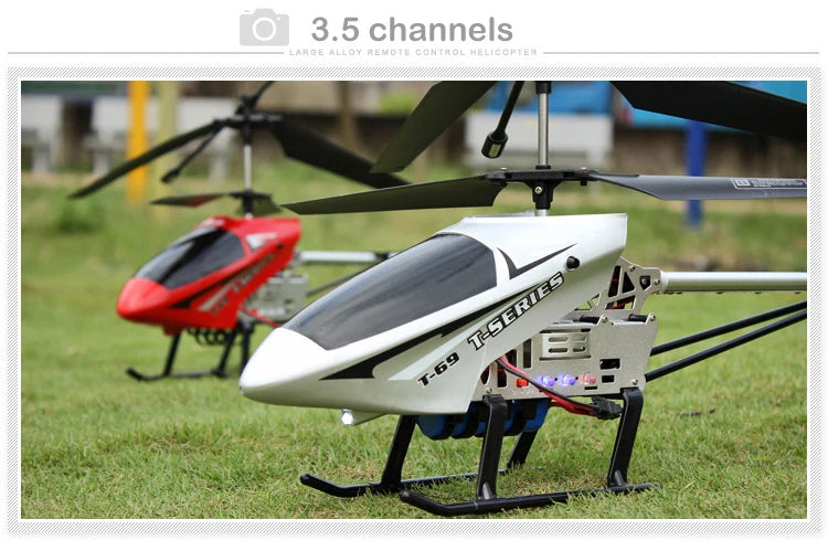 Rc Drone Large Remote Control Helicopter 80cm 2.4G 3.5CH Extra Durable Copter Toys Kids Dron Model Outdoor Aircraft Helicoptero