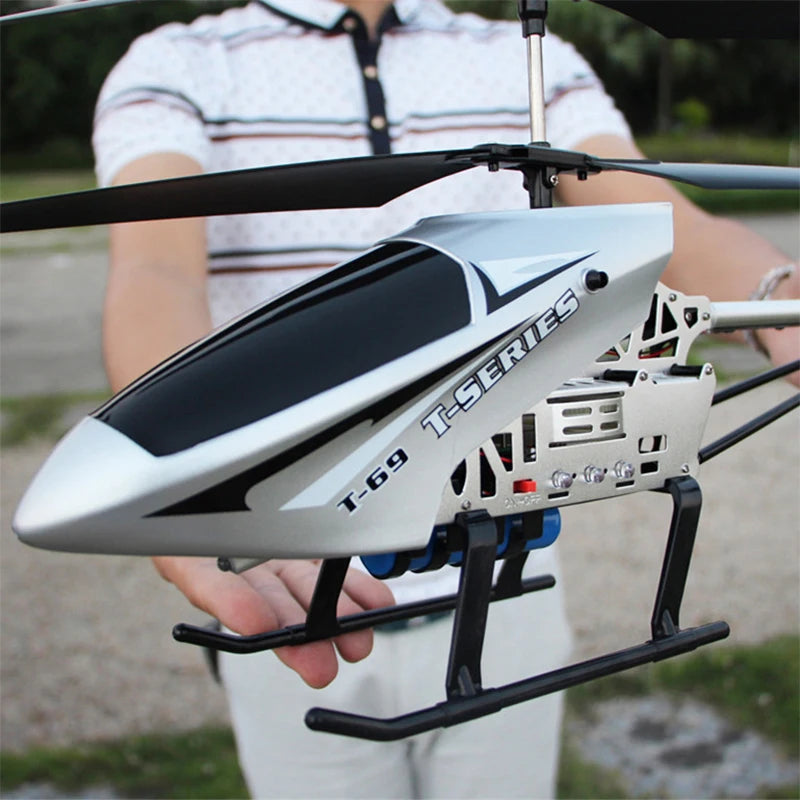 Rc Drone Large Remote Control Helicopter 80cm 2.4G 3.5CH Extra Durable Copter Toys Kids Dron Model Outdoor Aircraft Helicoptero