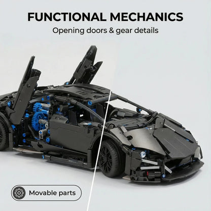 Over 1,000 pieces with stylish and cool designs, full of mechanical flair. Sleek body design. Perfect for birthdays, New Year’s