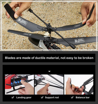 Rc Drone Large Remote Control Helicopter 80cm 2.4G 3.5CH Extra Durable Copter Toys Kids Dron Model Outdoor Aircraft Helicoptero