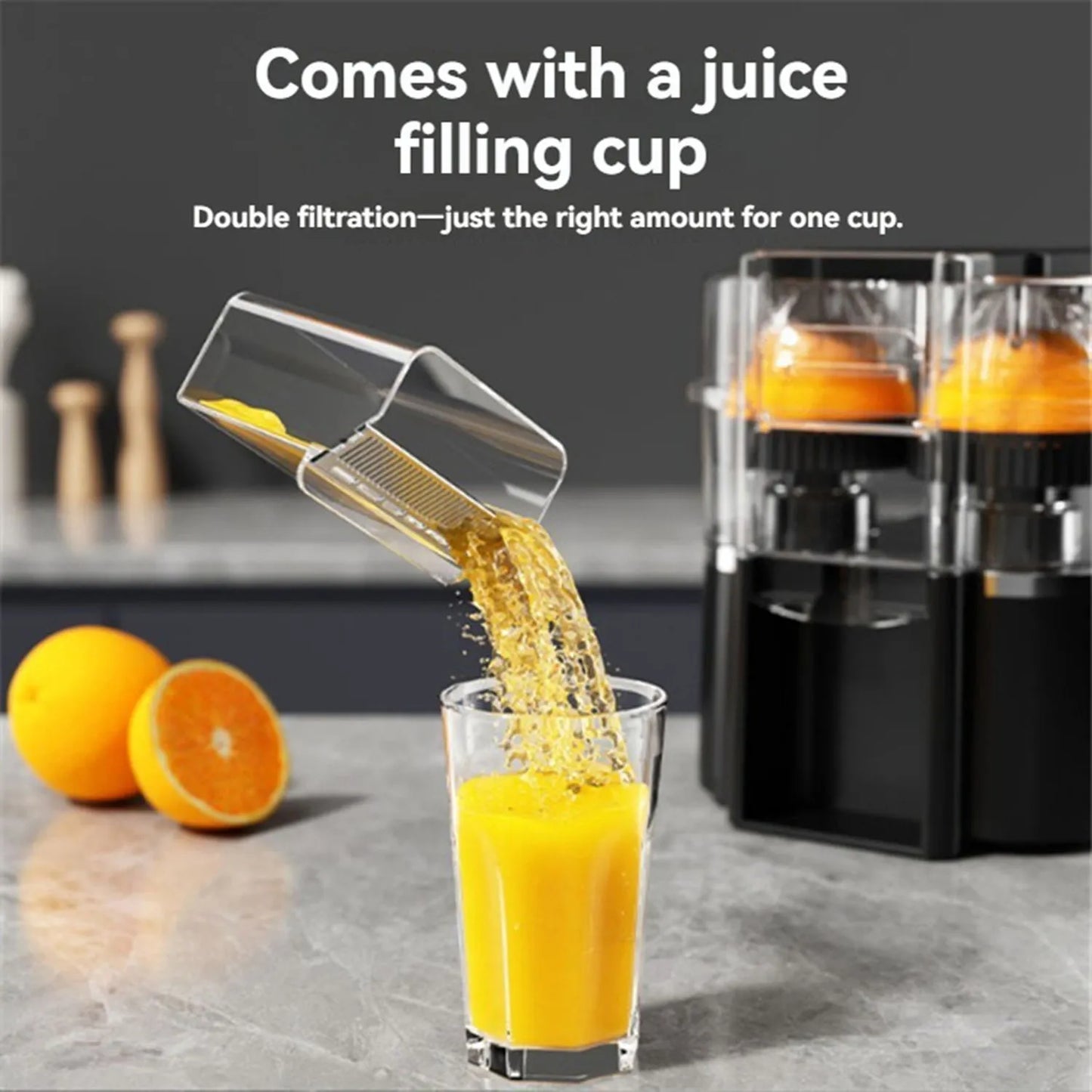 Double-head Electric Juicer Food Blender Automatic Slag Juice Separation Household Juice Squeezer Mixer 2026 New