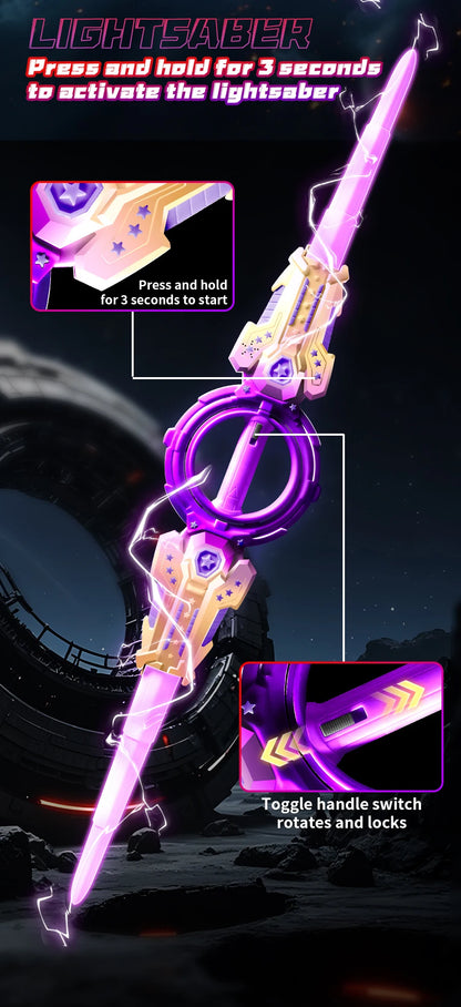 Flashing Led Sword Toy - Fun Role-Play Prop for Outdoor Activities, Family Gatherings and Parties, Suitable for All Ages