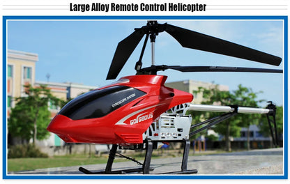 Rc Drone Large Remote Control Helicopter 80cm 2.4G 3.5CH Extra Durable Copter Toys Kids Dron Model Outdoor Aircraft Helicoptero