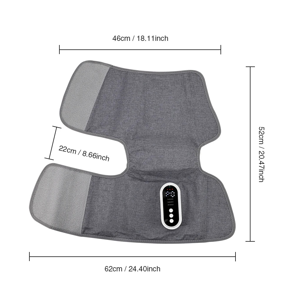 Electric Leg Massager Thigh Calf Air Compression Massager 3 Modes 360° All-Round Wrap Massage Leg Muscle Improve Calf Edema