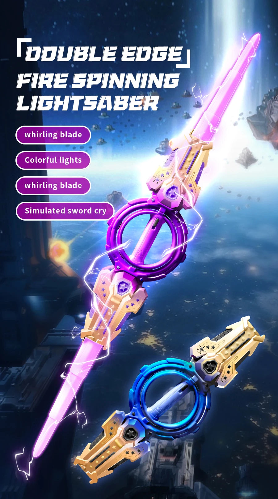 Flashing Led Sword Toy - Fun Role-Play Prop for Outdoor Activities, Family Gatherings and Parties, Suitable for All Ages