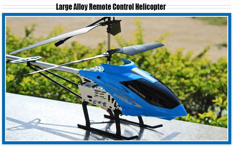 Rc Drone Large Remote Control Helicopter 80cm 2.4G 3.5CH Extra Durable Copter Toys Kids Dron Model Outdoor Aircraft Helicoptero