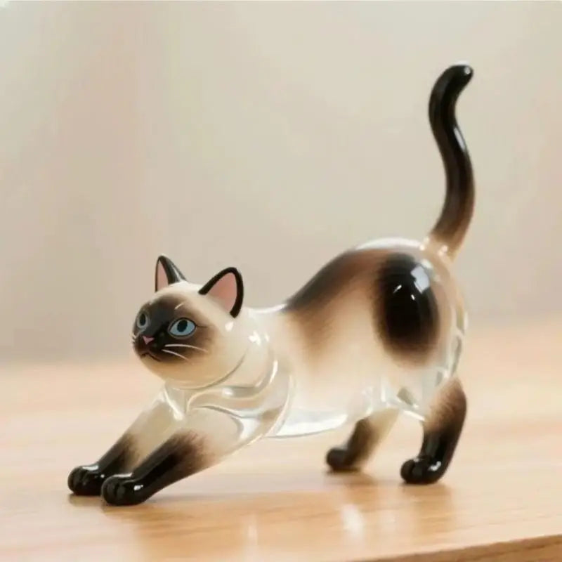 Cute Cat Hair Storage Keychain Bag Pendant Transparent Pet Fur Keepsake Capsule Souvenir Collection Gift Decoration Accessories