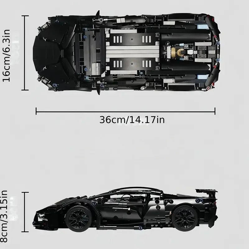 Over 1,000 pieces with stylish and cool designs, full of mechanical flair. Sleek body design. Perfect for birthdays, New Year’s