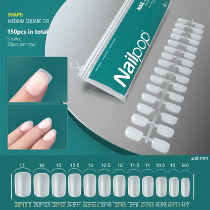 Nailpop 20g Soft Fake Nail Tips Gel Glue Polish Soak Off UV LED Nail Art Gel Short False Nail Extension Function Adhesive Gel