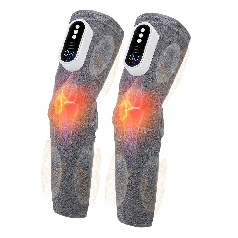 Electric Leg Massager Thigh Calf Air Compression Massager 3 Modes 360° All-Round Wrap Massage Leg Muscle Improve Calf Edema
