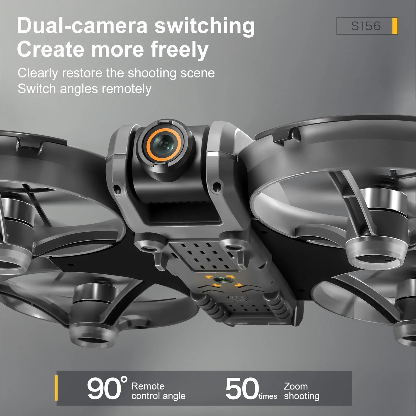 2025 New S156 Drone with Screen Brushless Optical Stream Positioning Quadcopter with Camera FPV Traverser Novice Toy Airplane