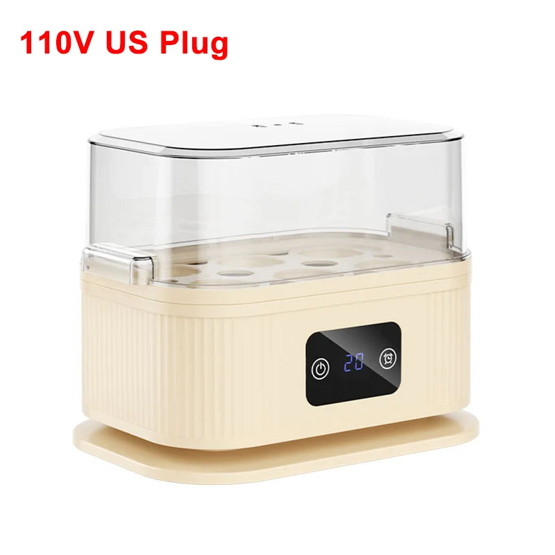 Electric Egg Cooker Mini Automatic Egg Boiler Multifunctional Breakfast Cooking Steamer Kitchen Eggs Poacher Machine With Timer