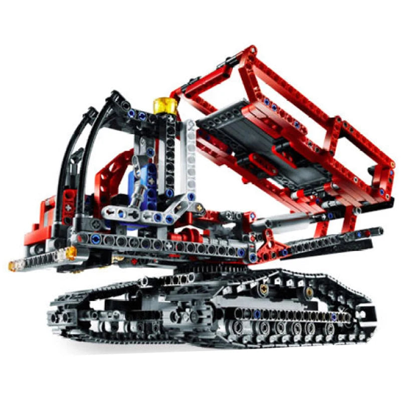 720 Piece Bricks Motorized Excavator Tracked Dumper Technical Model Building Blocks Boy Birthday Gifts Kids Toys For Children