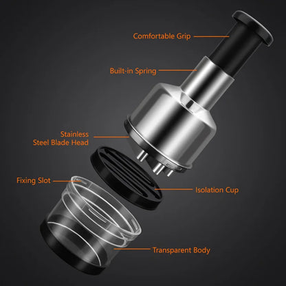 Garlic Press Kitchen Garlic Mincer Manual Crusher Garlic Masher Multi-Function Vegetable Cutter Household Garlic Cutter 2026