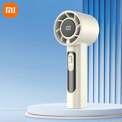 Xiaomi 2026 Handheld Turbo Fan R2 With Led Display And 100 Gears Wind Speed Usb Charging Small Wind Cannon High Speed
