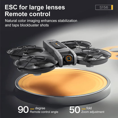 2025 New S156 Drone with Screen Brushless Optical Stream Positioning Quadcopter with Camera FPV Traverser Novice Toy Airplane
