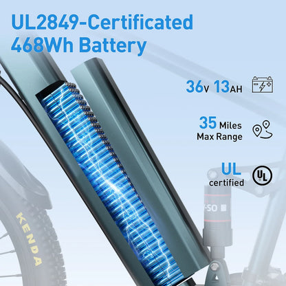 Aairsk GT900 Ebike 250W Motor 36V 13AH Battery Electric Bicycle Mountain OffRoad Full Suspension Adult 26Inch Tire Electric Bike
