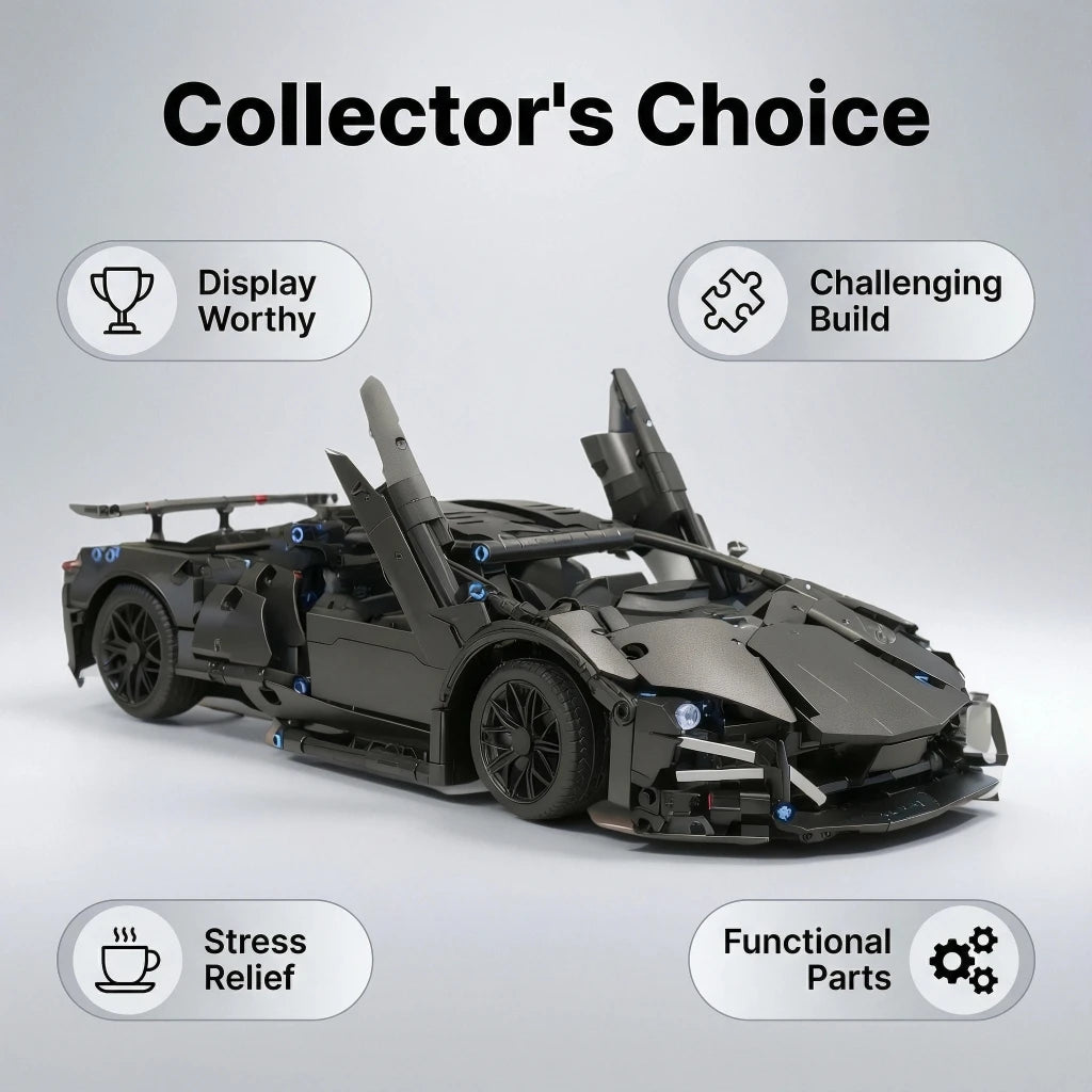 Over 1,000 pieces with stylish and cool designs, full of mechanical flair. Sleek body design. Perfect for birthdays, New Year’s