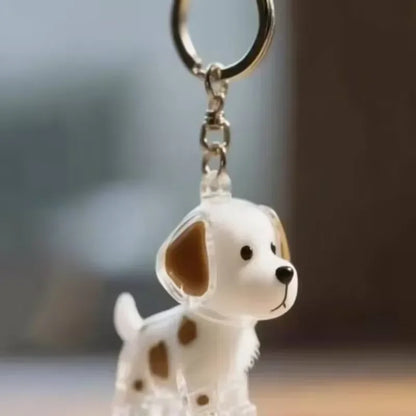 Dog Cat Hair Keychain Fur Container To Fill with Key Ring Accessories Capsule Pendant Storage Bag Pet Put in Keepsake Poodle