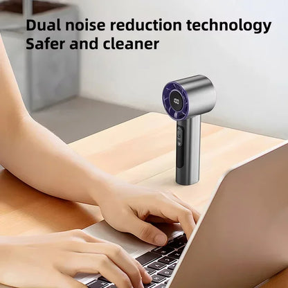 Xiaomi 2026 Handheld Turbo Fan R2 With Led Display And 100 Gears Wind Speed Usb Charging Small Wind Cannon High Speed