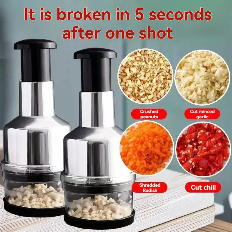Garlic Press Kitchen Garlic Mincer Manual Crusher Garlic Masher Multi-Function Vegetable Cutter Household Garlic Cutter 2026