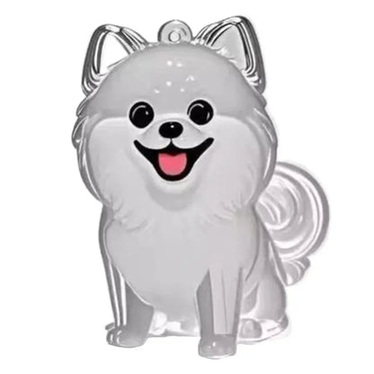Dog Cat Hair Keychain Fur Container To Fill with Key Ring Accessories Capsule Pendant Storage Bag Pet Put in Keepsake Poodle
