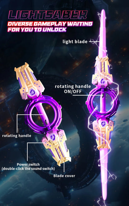 Flashing Led Sword Toy - Fun Role-Play Prop for Outdoor Activities, Family Gatherings and Parties, Suitable for All Ages