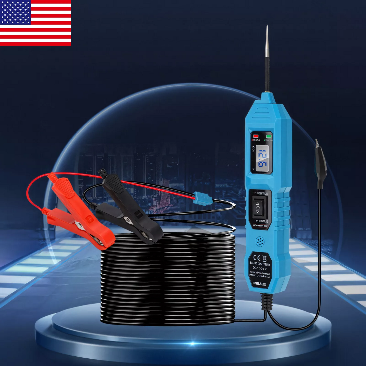 3.5-36V Digital Automotive Car Power Circuit Electrical Tester Probe Test Light
