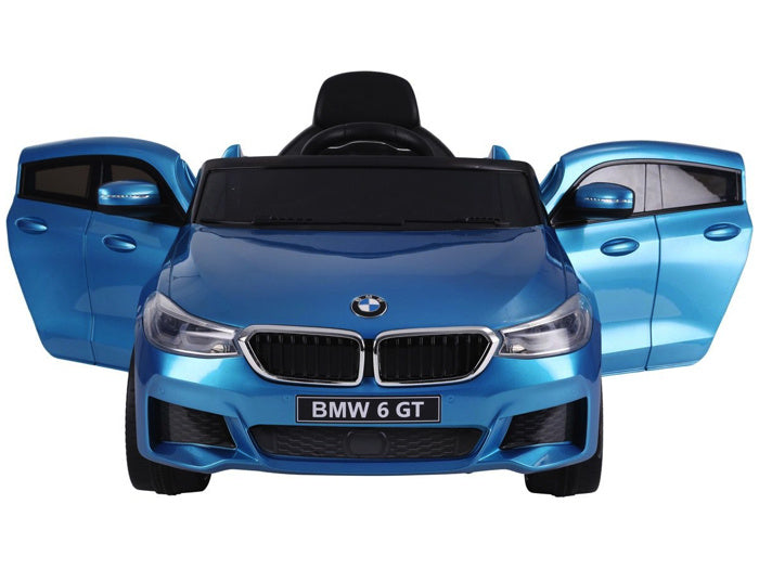 Bmw 6 Gt, Leather Seat, Rubber Tires, Children's Battery Car!