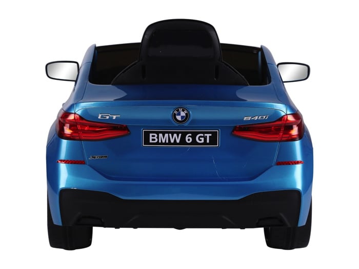 Bmw 6 Gt, Leather Seat, Rubber Tires, Children's Battery Car!