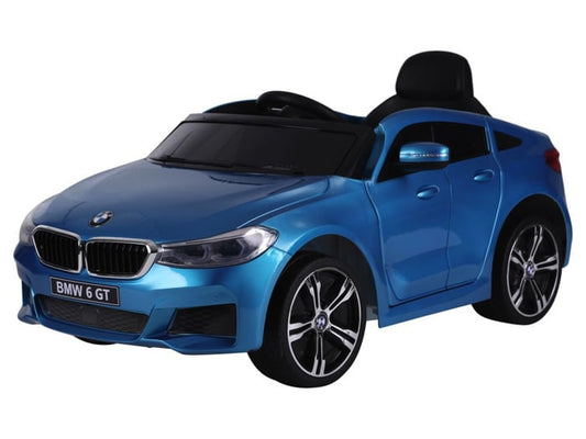 Bmw 6 Gt, Leather Seat, Rubber Tires, Children's Battery Car!