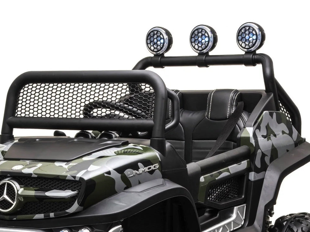 Mercedes-Benz Unimog, 12V Children's Battery Vehicle, Buggy With Many Options