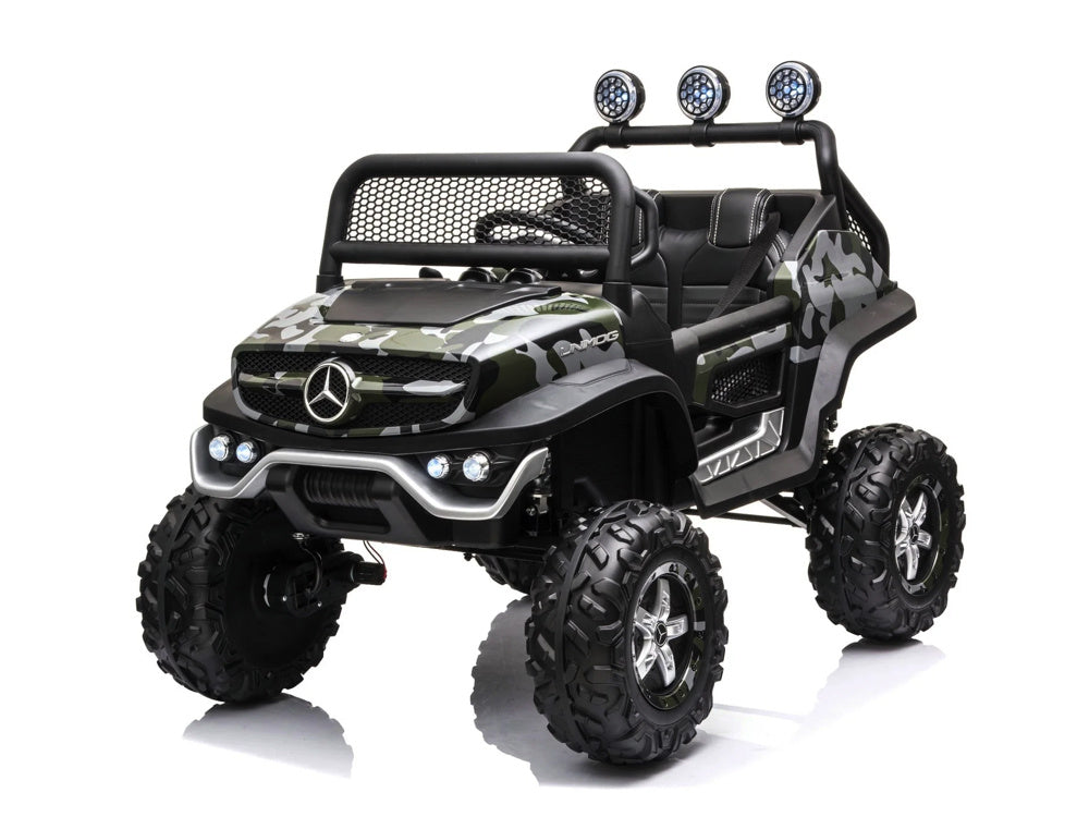 Mercedes-Benz Unimog, 12V Children's Battery Vehicle, Buggy With Many Options